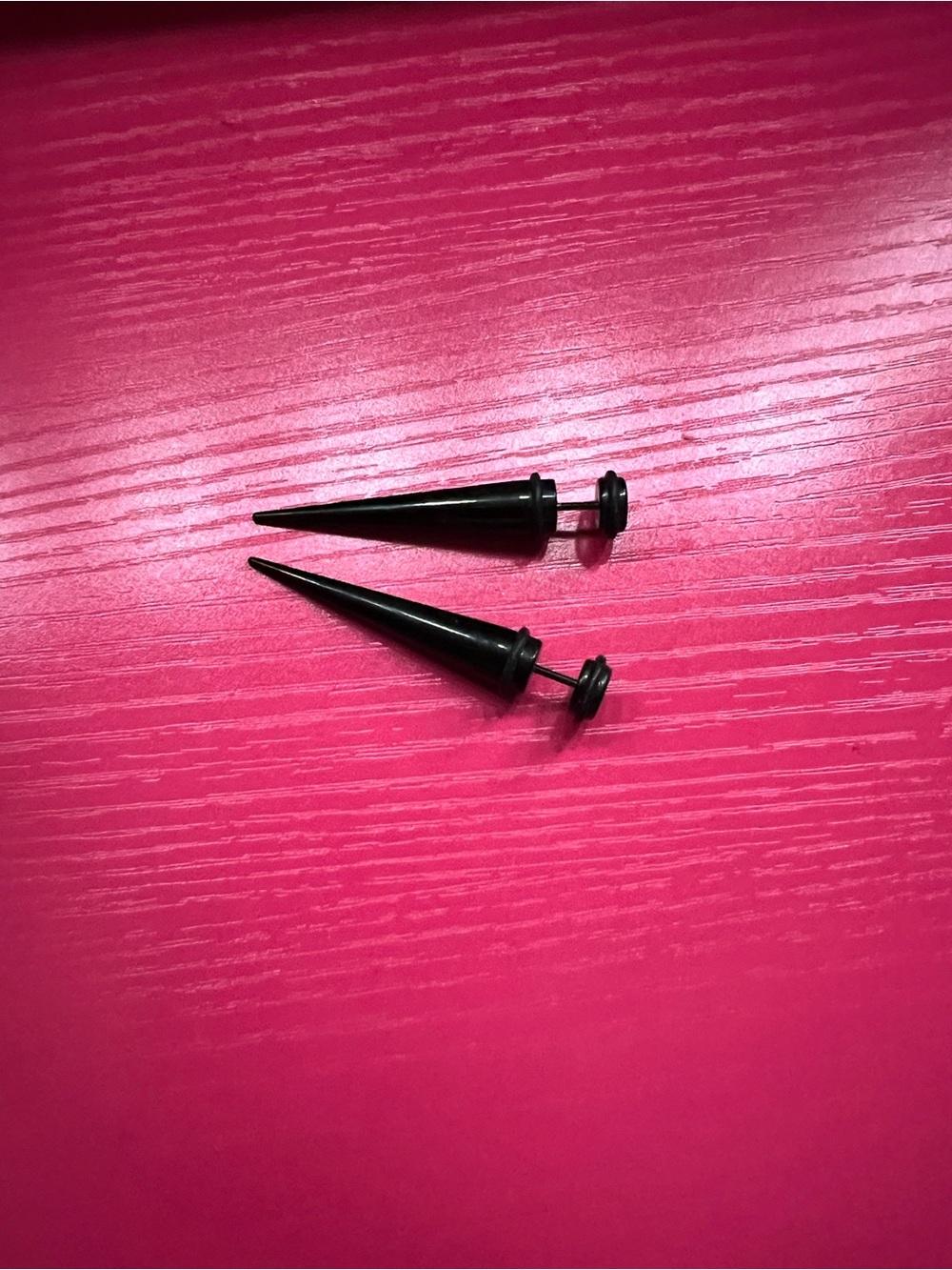 faux gauges earrings